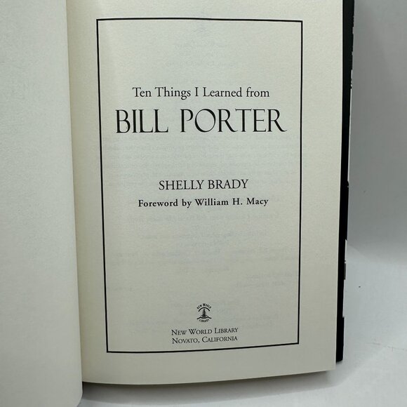 Ten Things I Learned from Bill Porter (Hardcover) - Picture 4 of 5